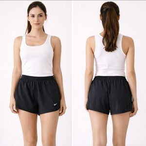 Nike Dri-FIT Black Running Shorts Athletic Gym Lounge S